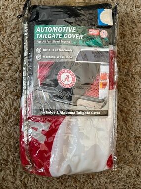 Crimson Tide Automotive Tailgate Cover - Red & White